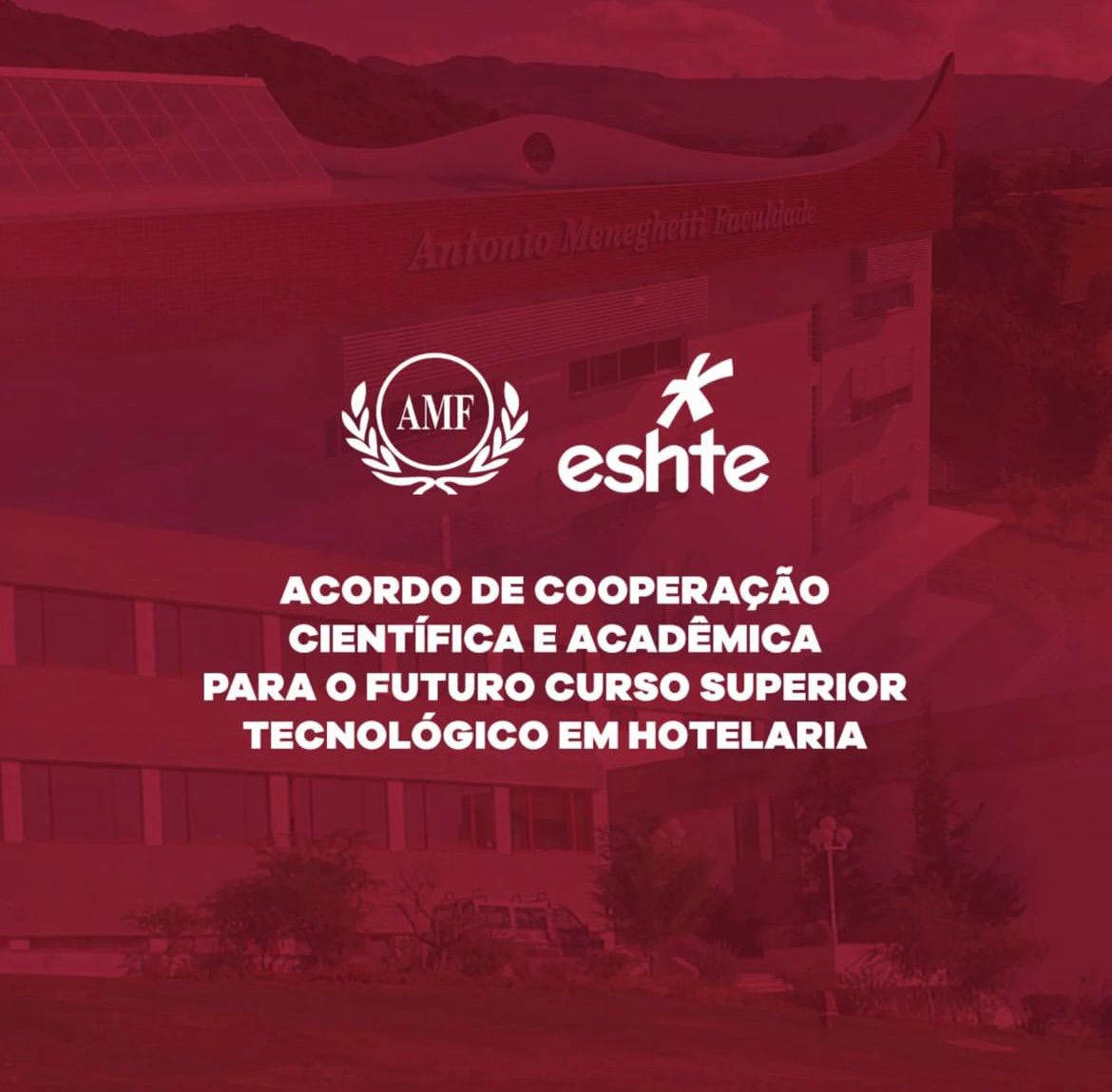 Acordo de Cooperação Científica e Acadêmica para o seu futuro Curso Superior de Tecnologia em Hotelaria