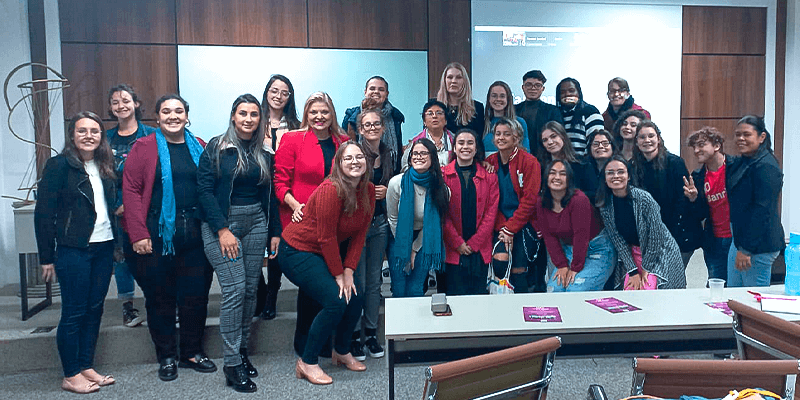 Aula internacional com a professora Silvia Pizzano Gallo, do Uruguai, com o tema “Pedagogia Ontopsicológica