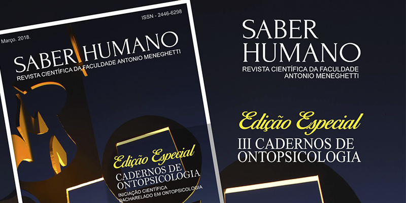 Saber Humano: 3ª Edição Especial dos “Cadernos de Ontopsicologia”