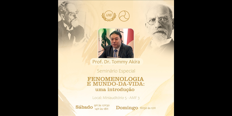 Seminário Especial - Fenomenologia e mundo-da-vida: uma introdução