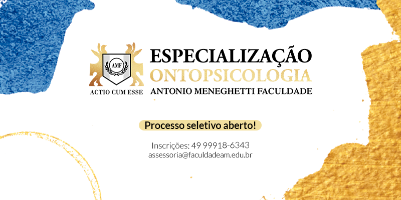 Inscrições abertas para a nova turma da Especialização em Ontopsicologia