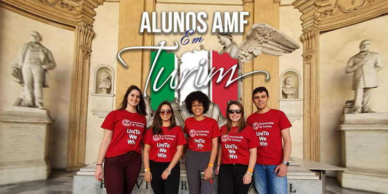 Alunos da AMF iniciam parte da graduação na Università degli Studi di Torino, Itália.