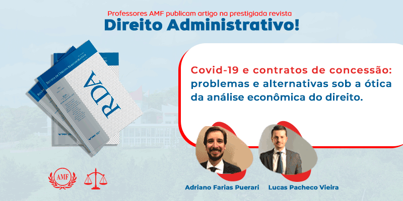 Professores AMF publicam artigo em prestigiada revista de Direito Administrativo!